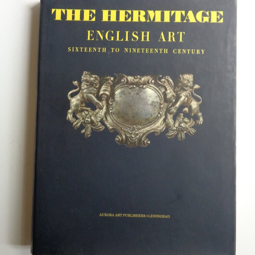 THE HERMITAGE English Art Hardcover Vintage Book